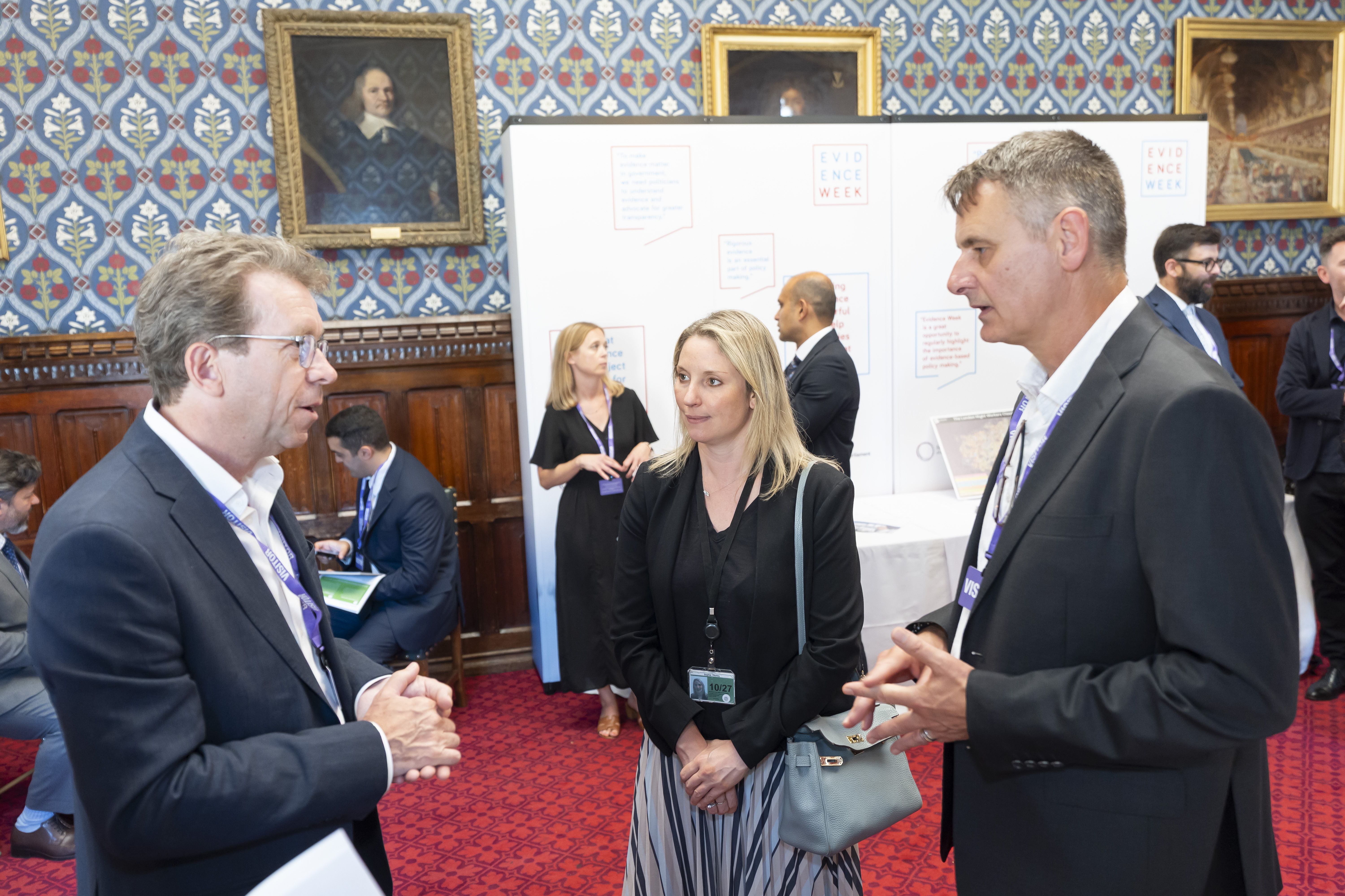 Tony Kenyon and Andre van Schaik pictured sharing the opportunities and challenges of Neuromorphic computing with parliamentary staff